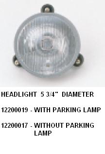 Marcopolo Bus Head Light Assy Without Parking 12200017-6